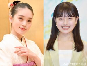 高石あかりから上坂樹里へ、事務所の先輩後輩で“朝ドラ主演リレー”　上坂の合格発表も高石から(マイナビニュース)