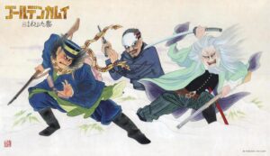 「ゴールデンカムイ」青森ねぶた祭コラボ開催！ 杉元たちが“跳人”姿に＆イギリストーストも販売(アニメ！アニメ！)